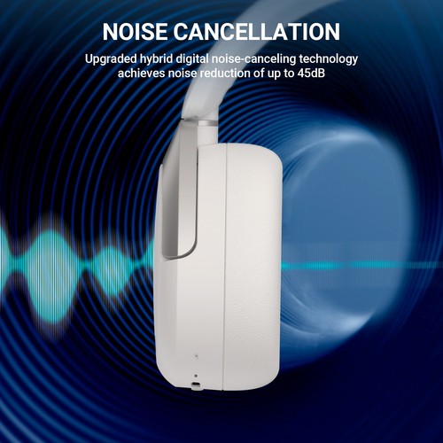 Edifier W830NB Active Noise Cancelling Wireless Bluetooth Over-Ear Headphones - Picture 24 of 28