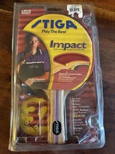Stiga Impact Table Tennis Ping Pong Paddle 5 Ply Competition Rubber