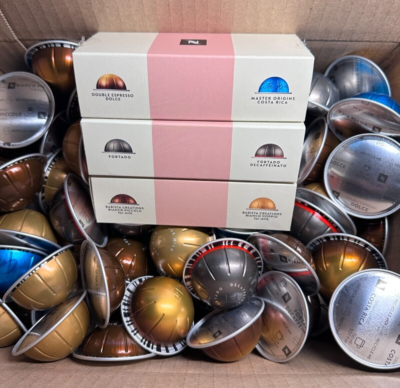 Nespresso Vertuo Variety Pack 144 pods total Bulk/Loose bb:10/31