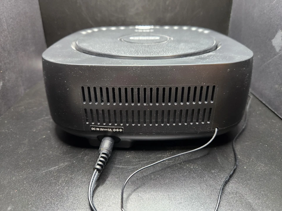 Jensen JCR-375 Stereo Digital Dual Alarm Clock With Top Load CD Player Tested - Image 4 of 4