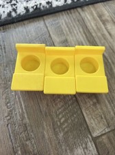 Fisher Price 923 Student Desk Vintage 1971-1978 Little People Yellow SET of 3