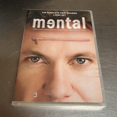 Mental: The Complete First Season (DVD, 2009, 4-disc Set) NEW Sealed