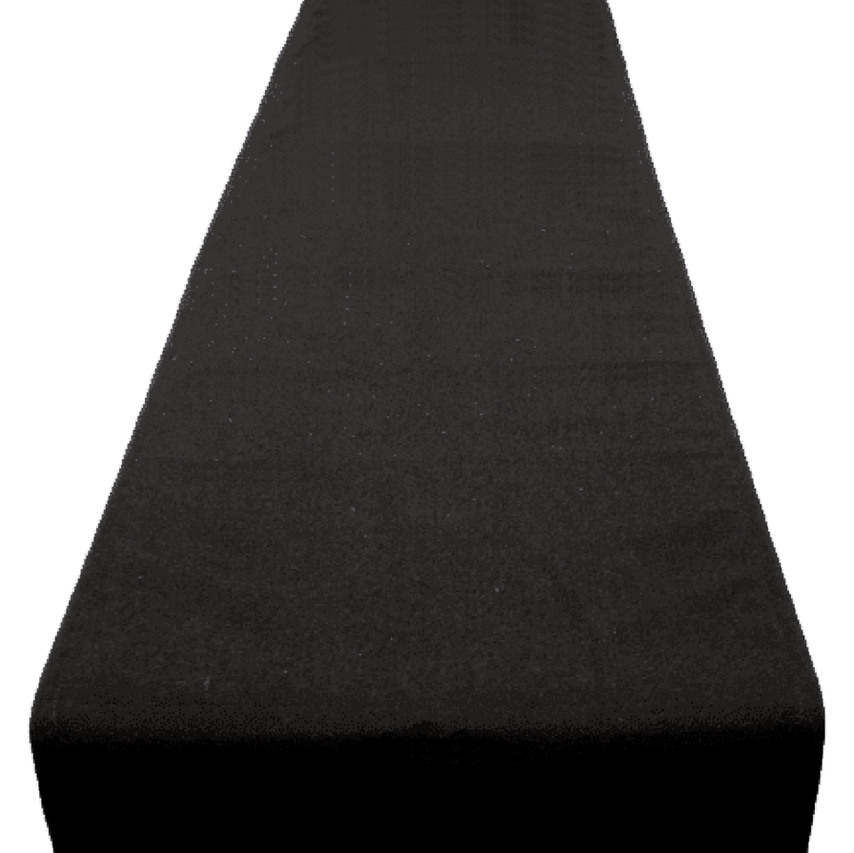 Black Cotton Feel Table Runners Sizes 90"x 12", 70"x12", 52"x12" eBay