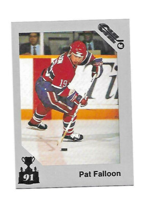 CHL Card  1991 - Pat Falloon - Spokane Chiefs #87 - Sharks/Flyers/Oilers