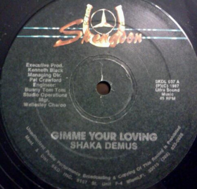 Chaka Demus - Gimme Your Loving (12'') (Very Good Plus (VG+)) - 1966019933