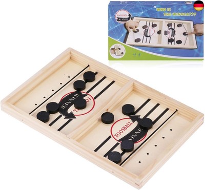 JOYUE Katapult Brettspiel, Fast Sling Puck Game Tragbares Eisball-Kampfspiel
