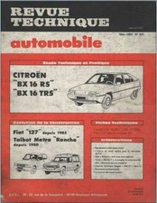 Revue technique Citroen BX