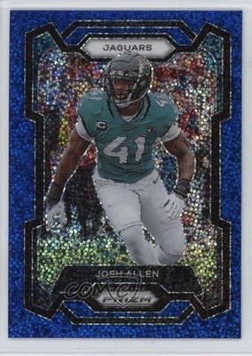 2023 Panini Prizm Blue Sparkle Prizm 17/96 Josh Hines-Allen Josh Allen #137 13ke