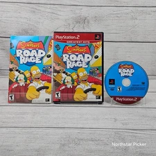 The Simpsons Road Rage [Greatest Hits] (Playstation 2, 2001) Complete | Tested