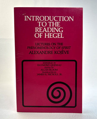 Introduction to the Reading of Hegel by Alexandre Kojeve 1980 TPB PHILOSOPHY
