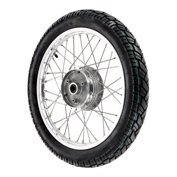 Simson S51 S50 S70 S83 KR51 Schwalbe SR4-1,2,3,4 Alufelge Komplettrad Hinten-image