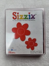 Sizzix large RED Die die-cutter Provo Craft Ellison  - Large daisies 38-0208