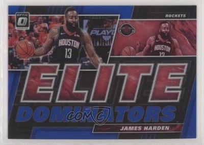 2019 Panini Donruss Optic Elite Dominators Blue Prizm 11/49 James Harden #15 q3y