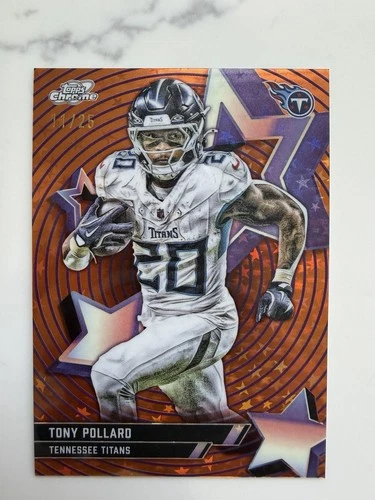 2025 Topps Cosmic Chrome Tony Pollard Base (RAW)
