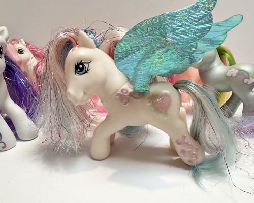My Little Pony Lot Of 10 Ponies 2002 - 2007 All Different Some Clothing Hasbro - Picture 10 of 18