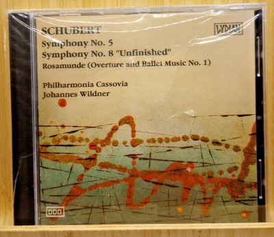 Schubert Symphony No. 5 & No. 8 Unfinished Rosamunde CD NEW *Sealed