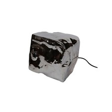 Zijlstra Tischleuchte Lampe Guldenthal Glas chrom Schirm Schalter SIEHE TEXT