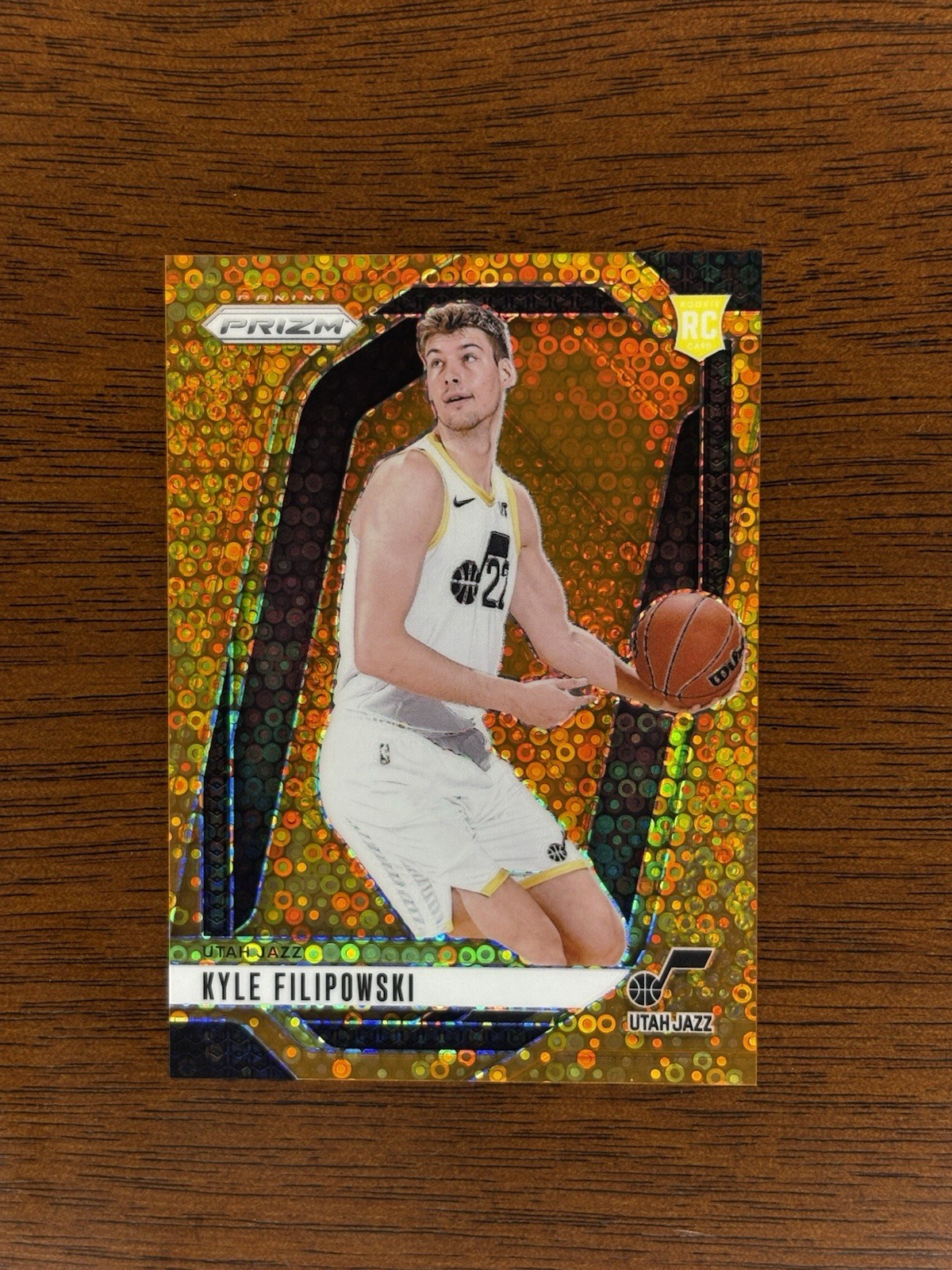 2024-25 Panini Prizm Kyle Filipowski Orange Fast Break Prizm #263 RC /125