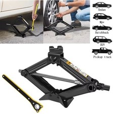 2 Ton Tonne Scissor Wind Up Jack for Car Van - with Crank Speed Handle -BIG SALE