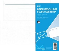 MAILmedia Briefumschlag Offset wei&szlig;, DIN lang, ohne Fenster 3 bis 80 Stk