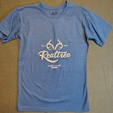 Realtree T-Shirt Summer Look Book MMX111 Blue Size Small NEW
