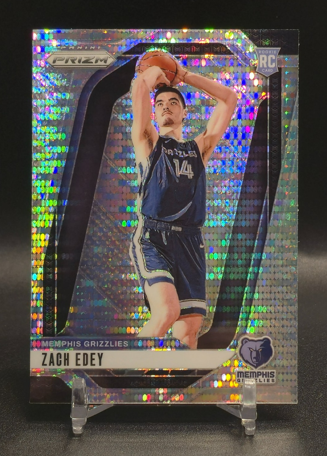 ZACH EDEY ROOKE 2024-25 Panini Prizm #249 PULSAR PRIZM RC - Memphis Grizzlies