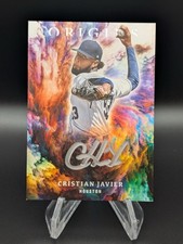 2021 Chronicles Origins Cristian Javier Signatures Silver Ink Auto