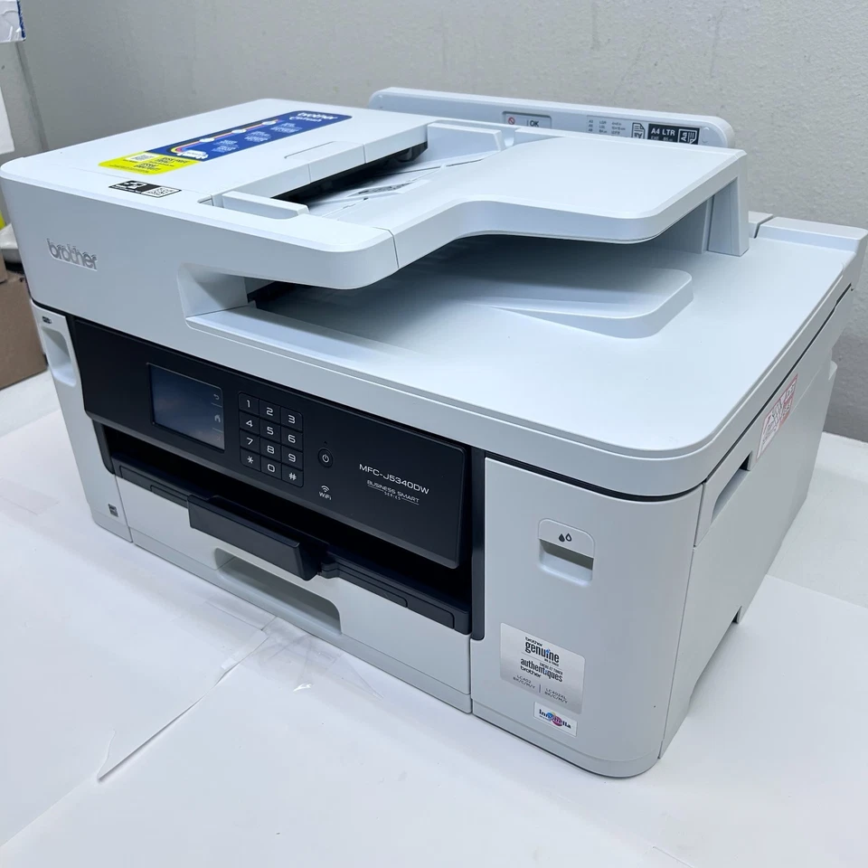 BROTHER MFC-J5340DW Wireless Business Color Inkjet Printer-221 PAGES- LOW INK - Image 4 of 4