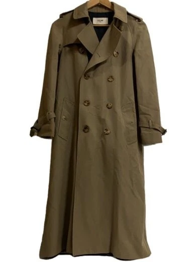 CELINE Cappotto 34 Cotone BEG Plain 2M015984C