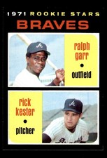 1971 Topps Baseball #494 Rookie Stars Braves NM/MT *e1