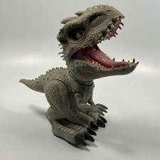 Jurassic World Camp Cretaceous Feeding Frenzy Indominus Rex dinosaur works Clean
