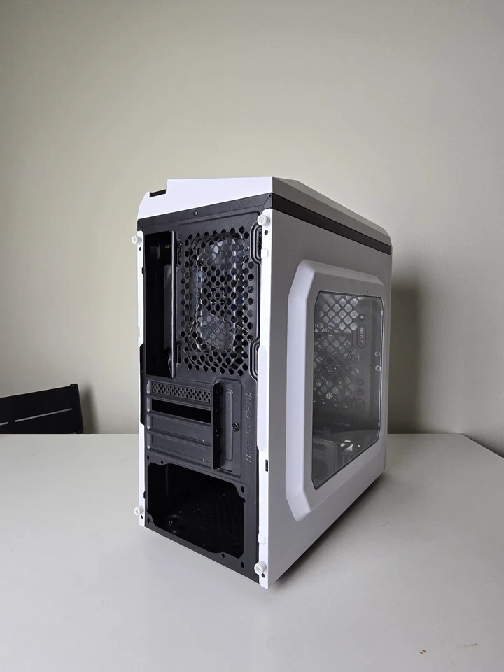 DIYPC DIY-F2-W White SPCC Micro ATX Mini Tower Computer Case - Image 2 of 4