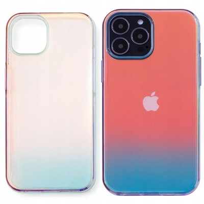 Aurora Case Hülle für iPhone 12, gelb, Neon-Gehäuse, golden
