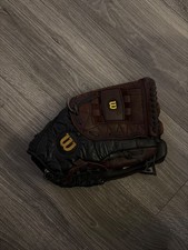 WILSON ELITE A2477 13" TOP GRADE LEATHER CUSTOM FIT SOFTBALL GLOVE - EUC