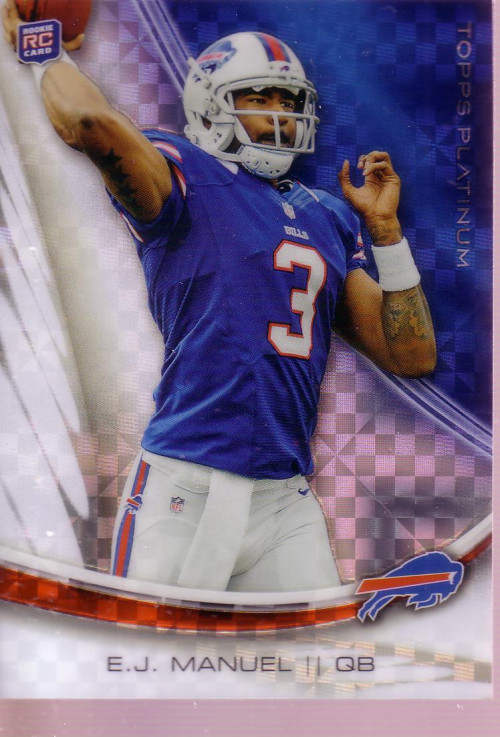 2013 Topps Platinum Xfractors #104 EJ Manuel - FB