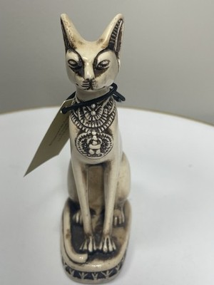 Egyptian Bastet Cat Figurine Goddess of Protection And Joy Statue 5'' 2006