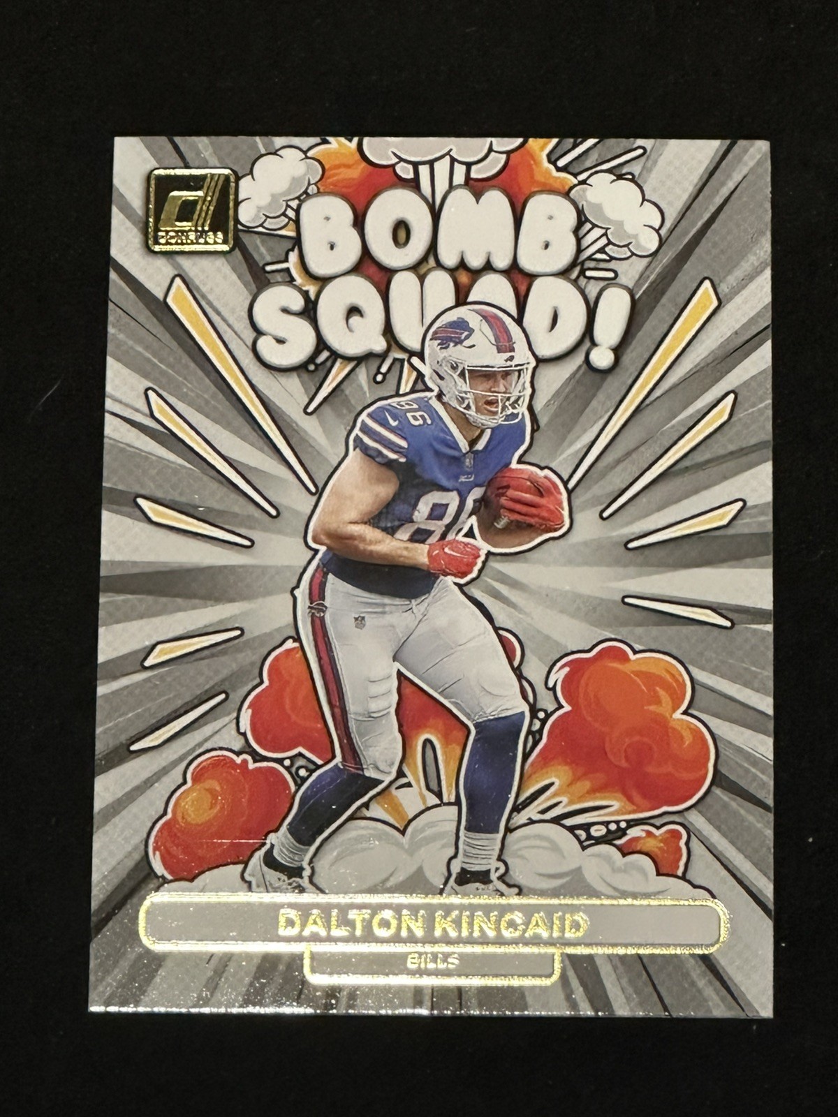 Dalton Kincaid Buffalo Bills 2023 Donruss Bomb Squad Buffalo Bills