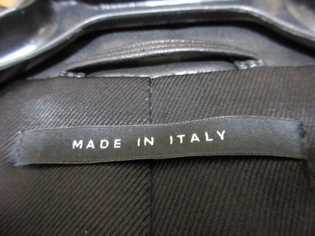 GUCCI Tom Ford Men Tailored Jacket Genuine Rare Used Vintage Leather Black Japan image 3