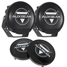 Auxbeam 2x 7 Round Black Round Light Cover Shield For Driving Off Road Lights Auxbeam 2x 7 Round Black Round Light Cover Shield For Driving Off Road Lights