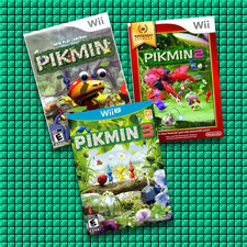 🌱🚀 Pikmin 1 2 3 Complete 3-Game Lot (Wii/Wii U)