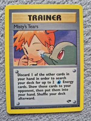Pokémon TCG Misty's Tears 1999/2000 (Wizards of the Coast, englische Ausgabe)