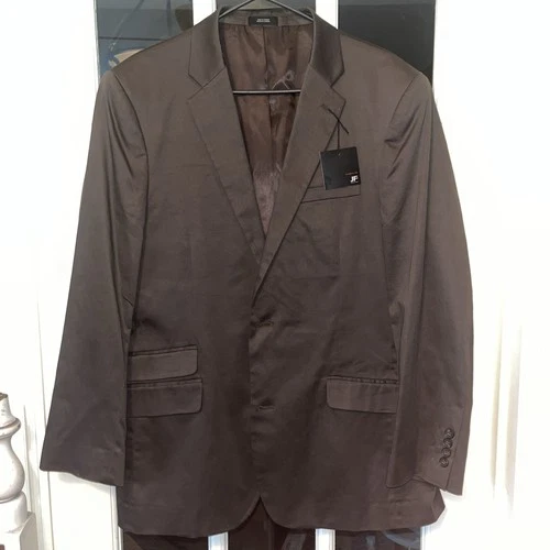 J. Ferrar Men's Blazer Suit Jacket Brown 36XS Brand New w/ Tag Formal Wear image 2