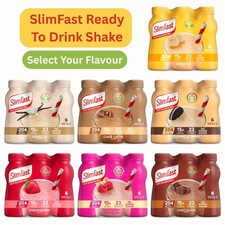 SlimFast Ready to Drink Shakes Meal Replacement Protein Shake 6 x 325 ML UK