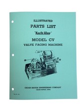 Kwik Way Model Cv Valve Grinder Parts Manual Kwik Way Model Cv Valve Grinder Parts Manual