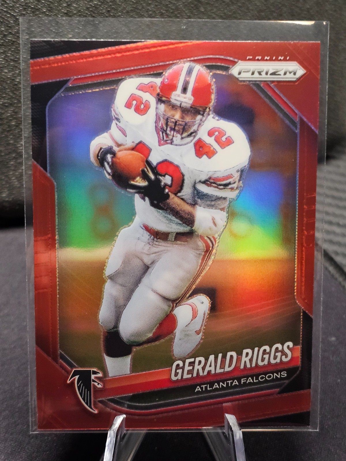 2025 GERALD RIGGS PANINI PRIZM RED #117 ATLANTA FALCONS