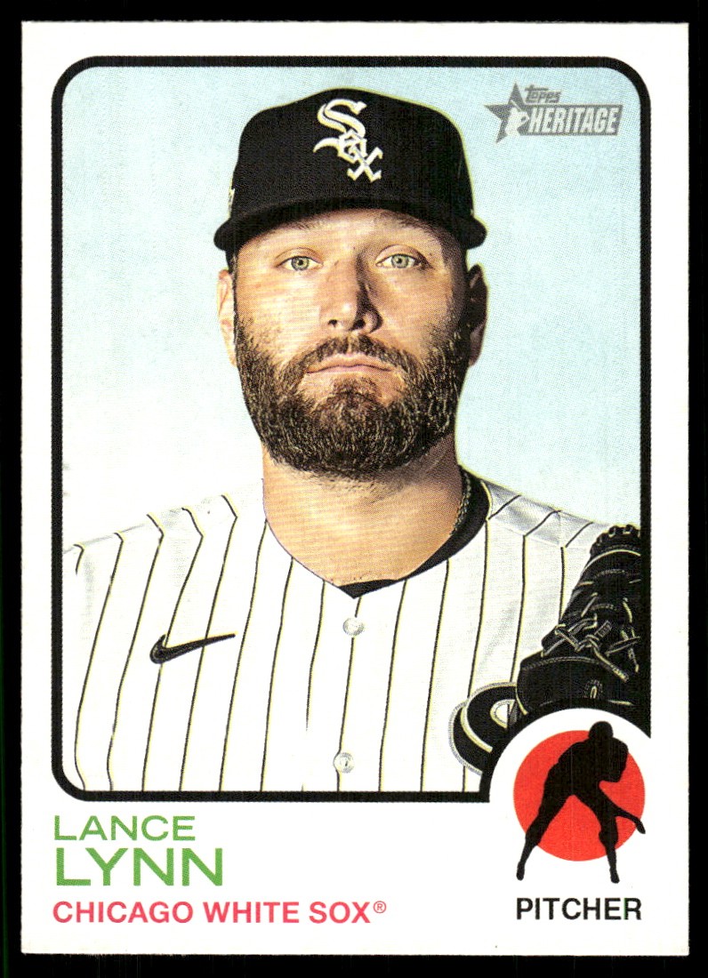 Lance Lynn 2022 Topps Heritage #137 White Sox MLB READ FREE SHIP AutographDen