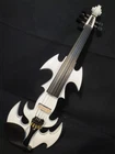SONG 5 strings Electric Violin, white Full 4/4 Electronic violin, case bow cable
