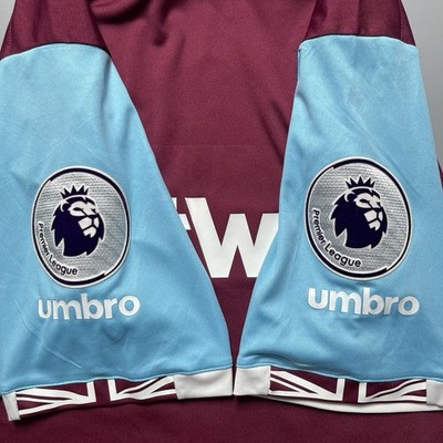 WEST HAM UMBRO 2016/2017 FOOTBALL SOCCER HOME JERSEY #27 DIMITRI