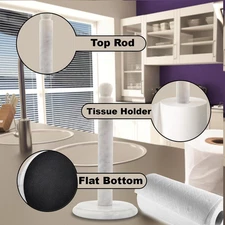 Handmade Marble Paper Towel Holder for Kitchen Countertop – Premium Quality, ...
