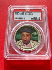 1964 Topps Coin #43 Jesse Gonder PSA 6